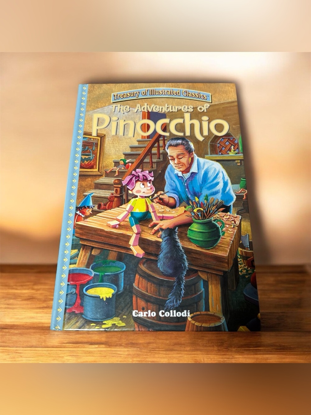 The Adventures of Pinocchio Illustrated Classic - Colorful Hardcover